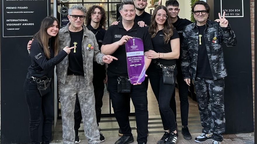 Segundo éxito internacional del peluquero valenciano Daniel Gallego