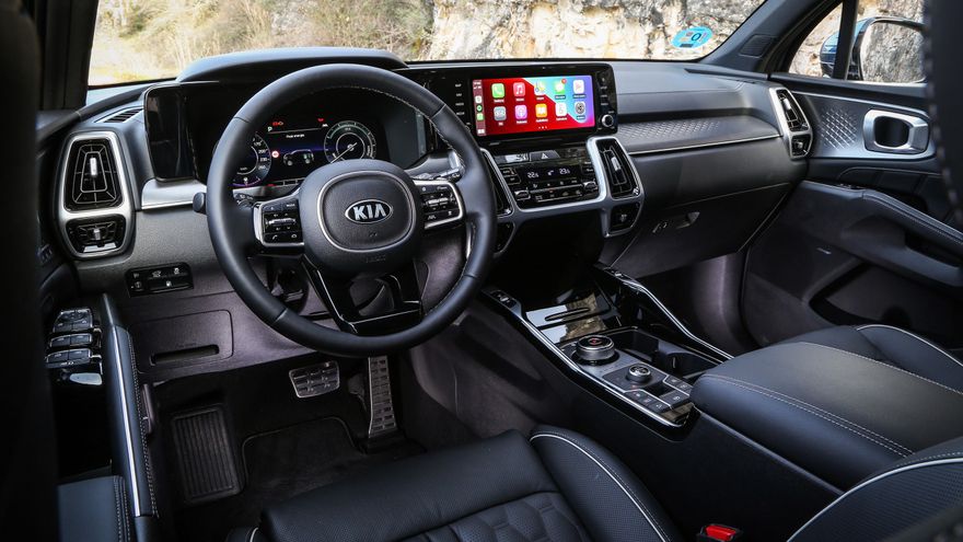 Habitáculo del Kia Sorento.