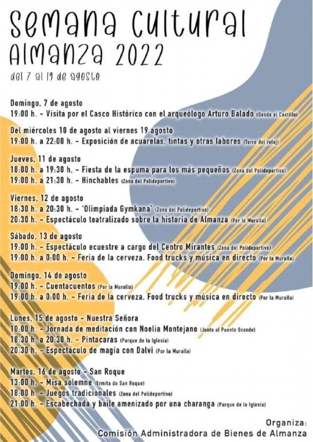 Semana Cultural en Almanza.