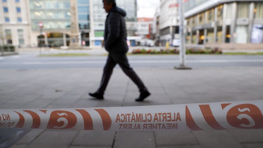 Galicia con aviso naranja por lluvias, viento y olas y otras cinco comunidades en amarillo