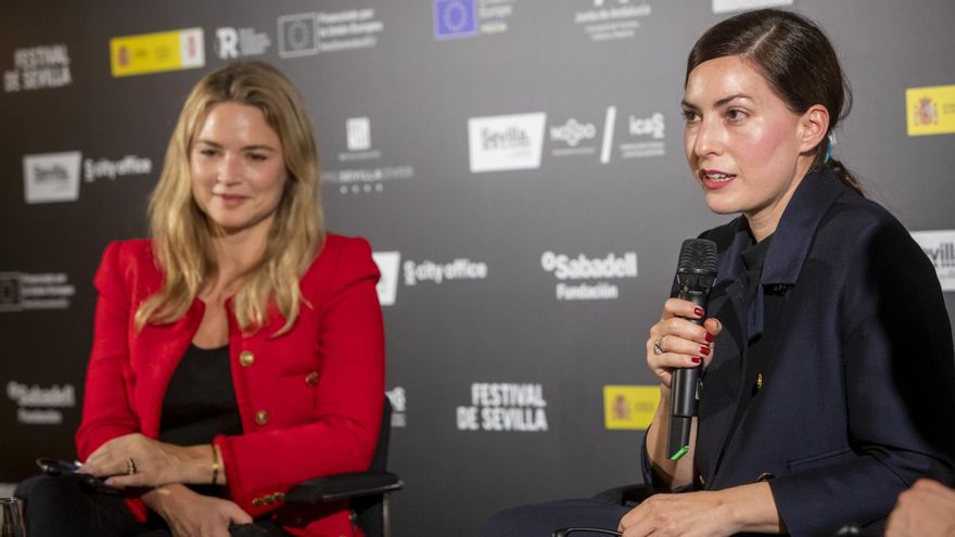 Rueda de prensa Los hijos de otros en el Hotel Sevilla Center antes del acto inaugural