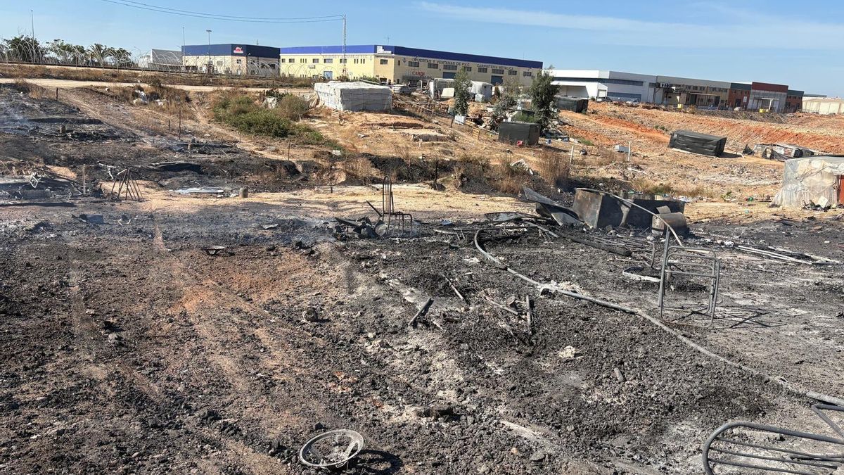 Dos tragedias en un mes: muere un inmigrante en el incendio de un asentamiento chabolista en Huelva