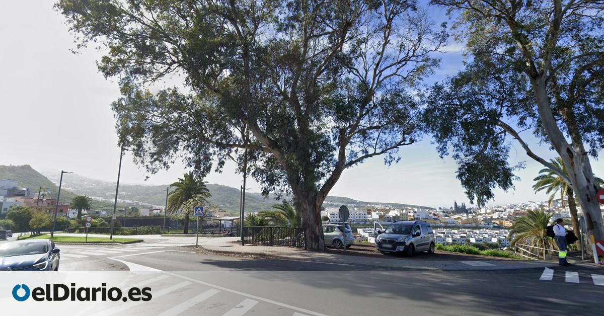 La entrada al barrio de Santidad, en Arucas, se cierra temporalmente por obras