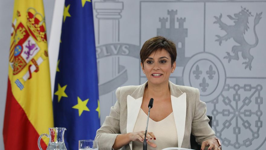 La ministra Portavoz, Isabel Rodríguez.