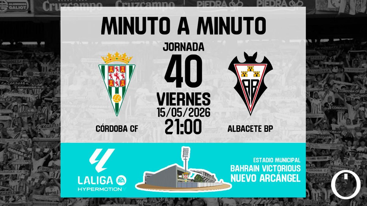 Minuto a minuto: Córdoba CF - Albacete BP
