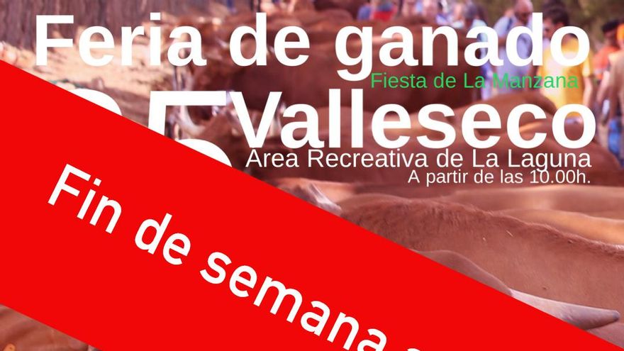 Aplazadas las fiestas en Valleseco, Gran Canaria, por la previsión de fuertes lluvias