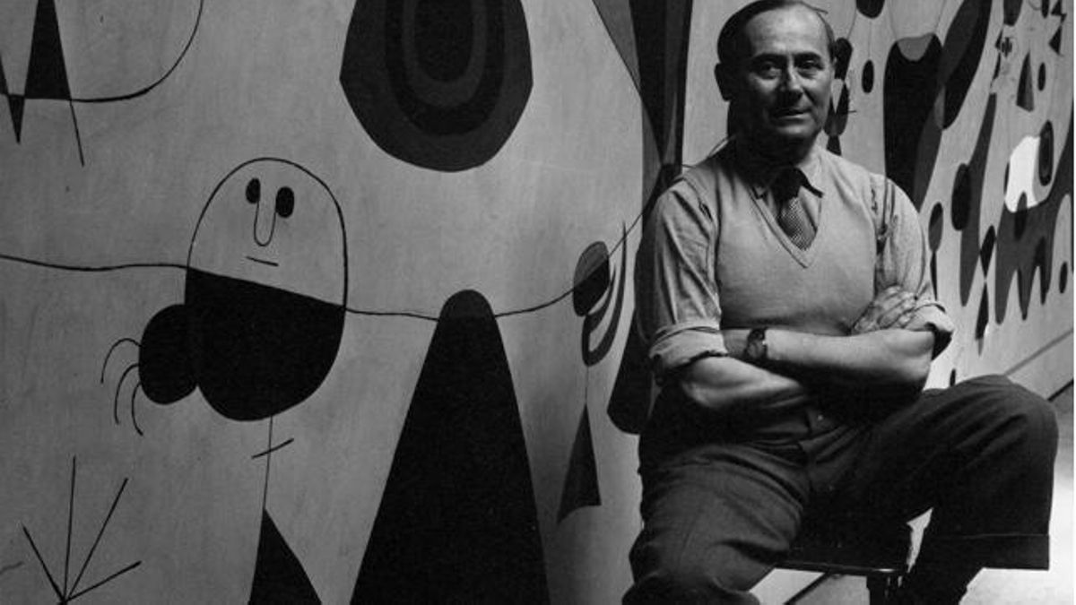 La exposición 'Miró i els Estats Units', reúne en Barcelona cuadros y esculturas de más de 40 artistas clave del siglo XX