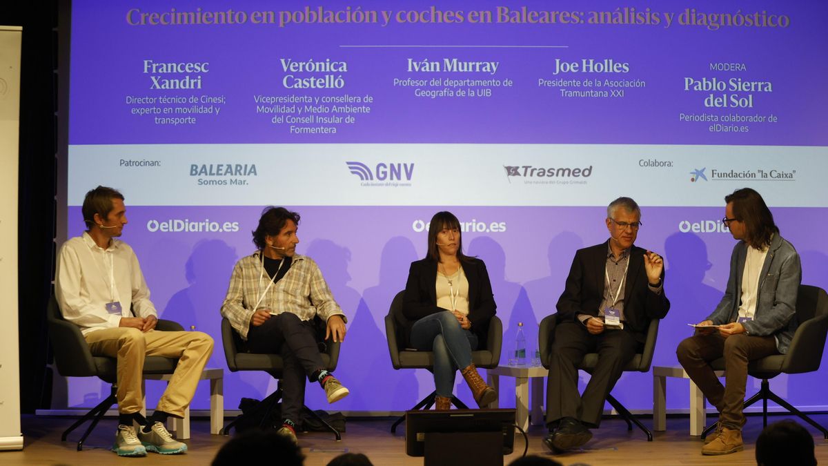 Imagen de la mesa 'Crecimiento en población y coches en Balears: análisis y diagnóstico'