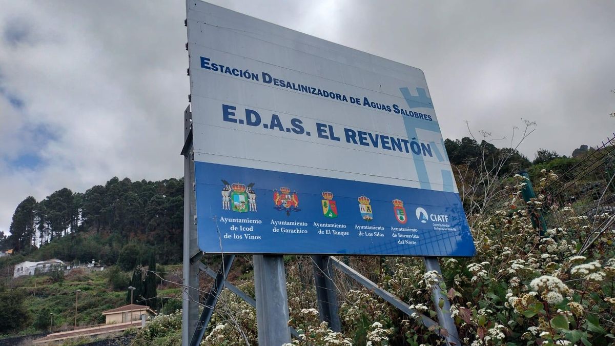 Desalinizadora El Reventón, en Icod de los Vinos