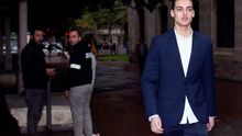 El youtuber conocido como 'Mr. Granbomba', a su llegada el pasado 23 de febrero a los juzgados para la vista del juicio por el caso "caranchoa".