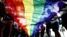 Manifestación por los derechos de las personas LGTBI.