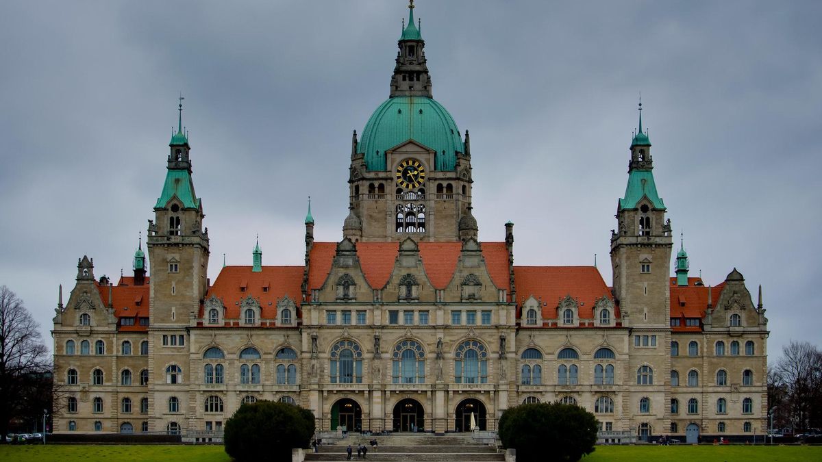 Ayuntamiento nuevo de Hannover.