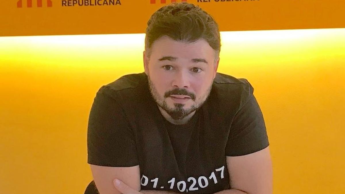 Rufián dice que "los ultimátums los carga el diablo" y que sólo ERC puede hablar por sus diputados en el Congreso