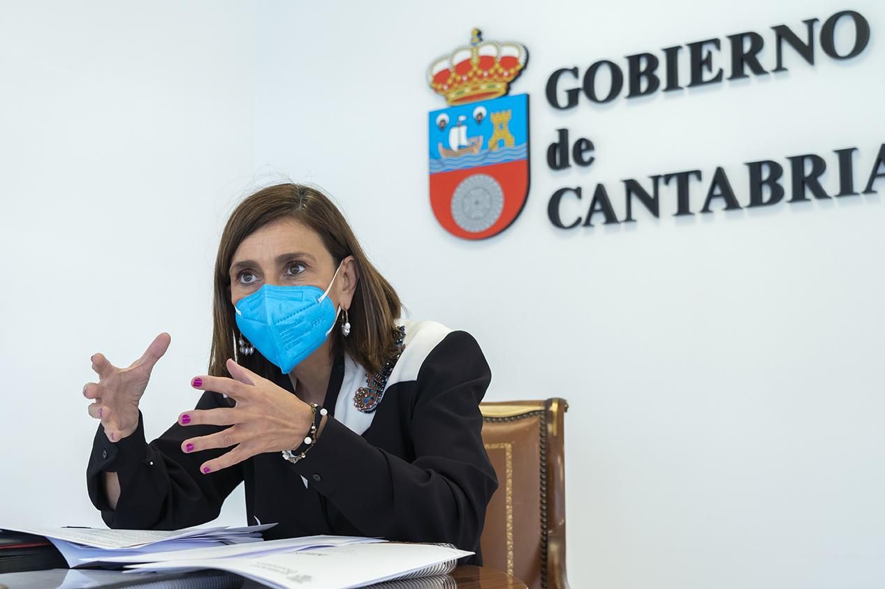 Paula Fernández (PRC), en su despacho en Peña Herbosa.