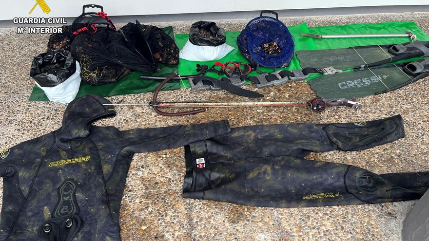 La Guardia Civil de Asturias decomisa 16 kilos de percebes e investiga al pescador furtivo por un delito contra la fauna