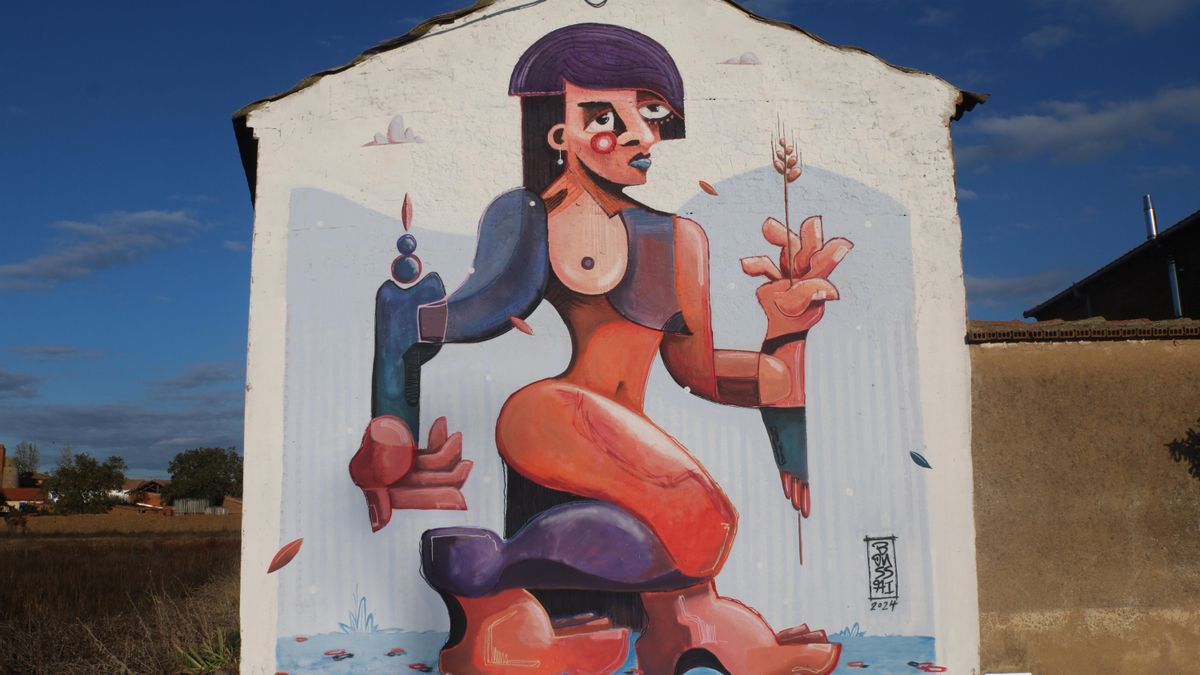 Un mural del festival SUCO 2024