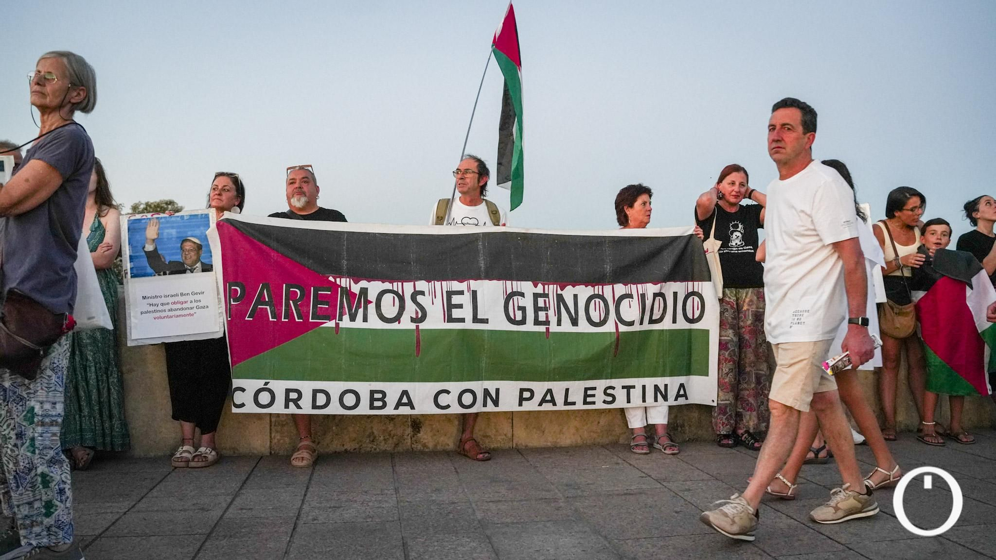 Concentración en apoyo a la flotilla de España hacia Gaza