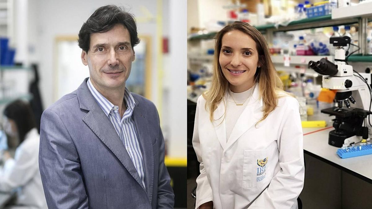 Manuel Serrano y Marta Kovatcheva, del IRB Barcelona.