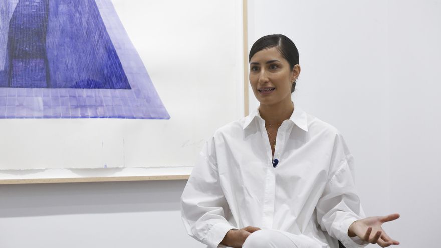 La artista cubana Rachel Valdés apuesta por la acuarela, "tiene erotismo"