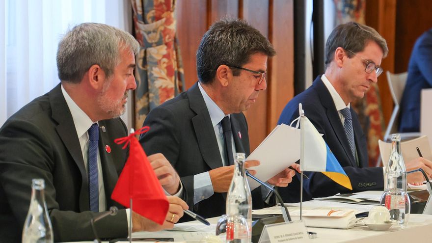 Mazón pide al Gobierno que suprima los impuestos para las ayudas de la DANA y aumente la financiación valenciana