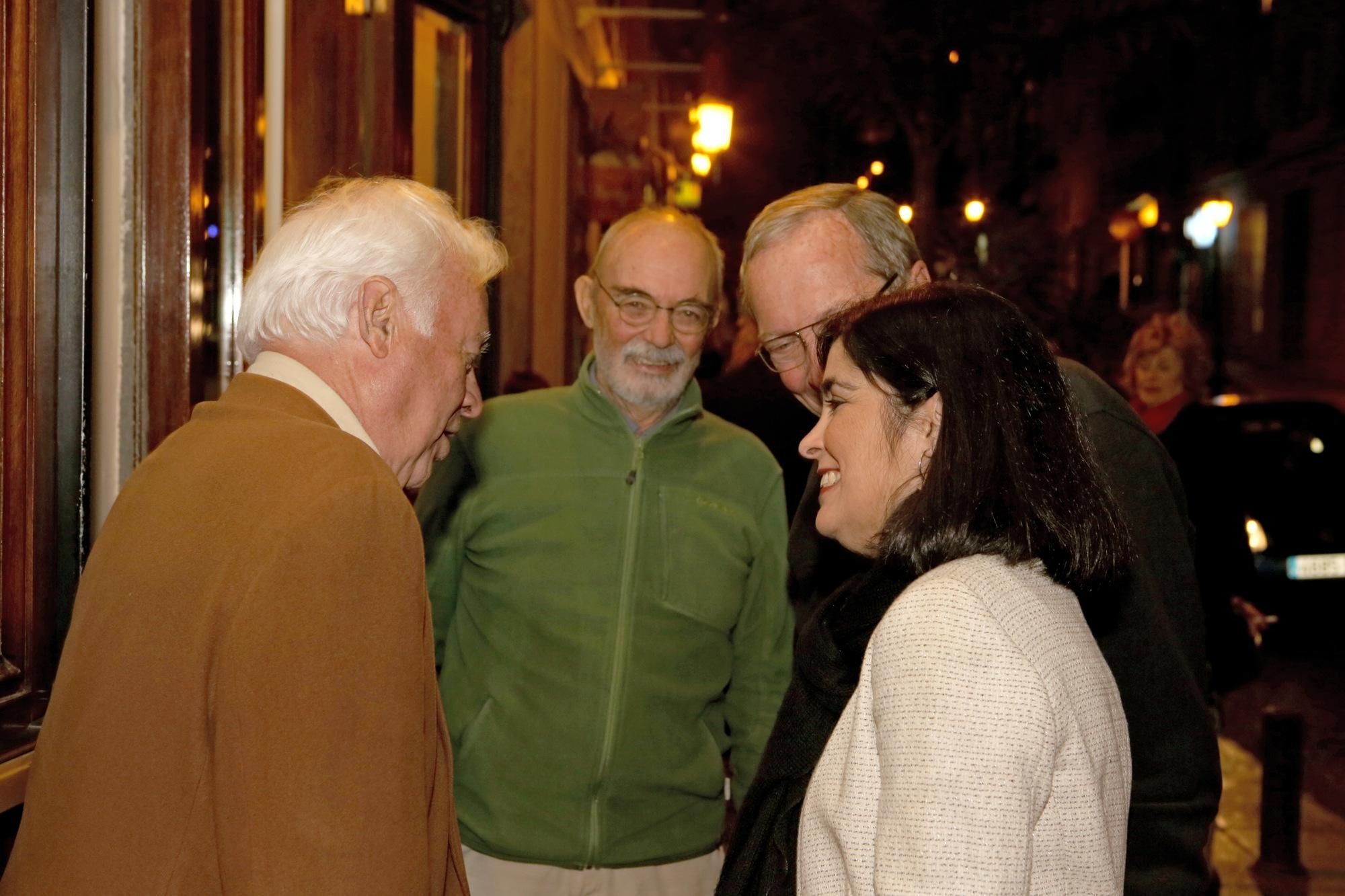 Miembros y simpatizantes del PSOE en el acto de Zapatero