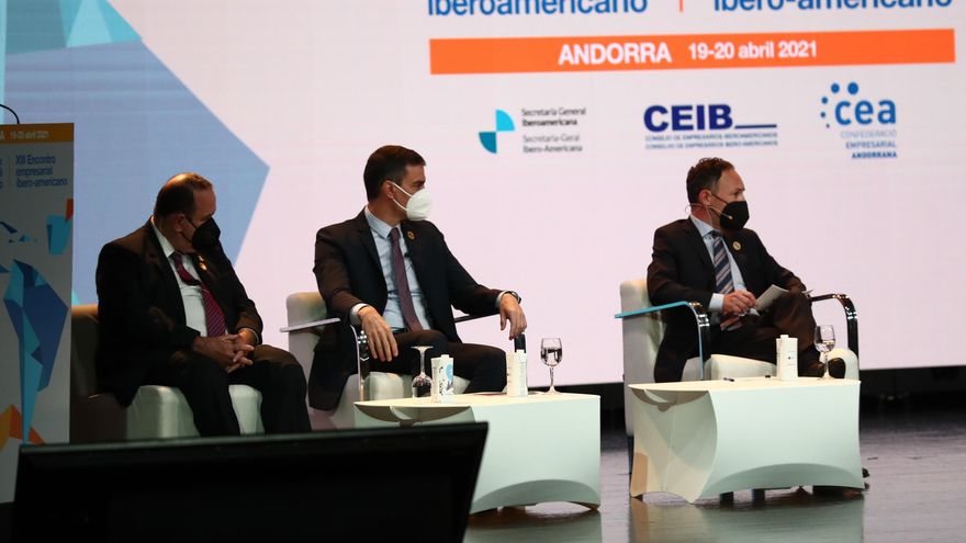 El presidentte del Gobierno, Pedro Sánchez, participa en el Encuentro Empresarial Iberoamericano