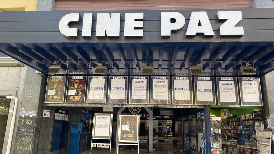 Exterior del Cine Paz, en Madrid.
