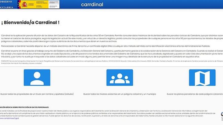 Web de carrdinal