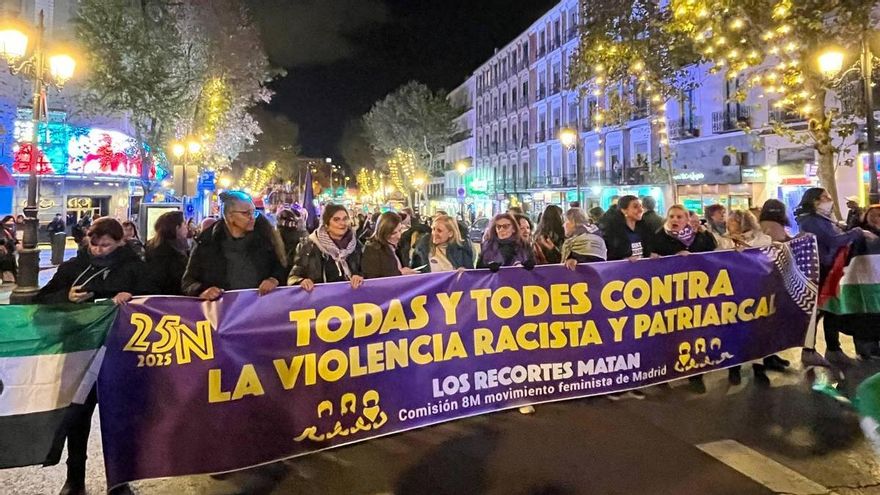 Marcha de la Comisión 8M en Madrid
