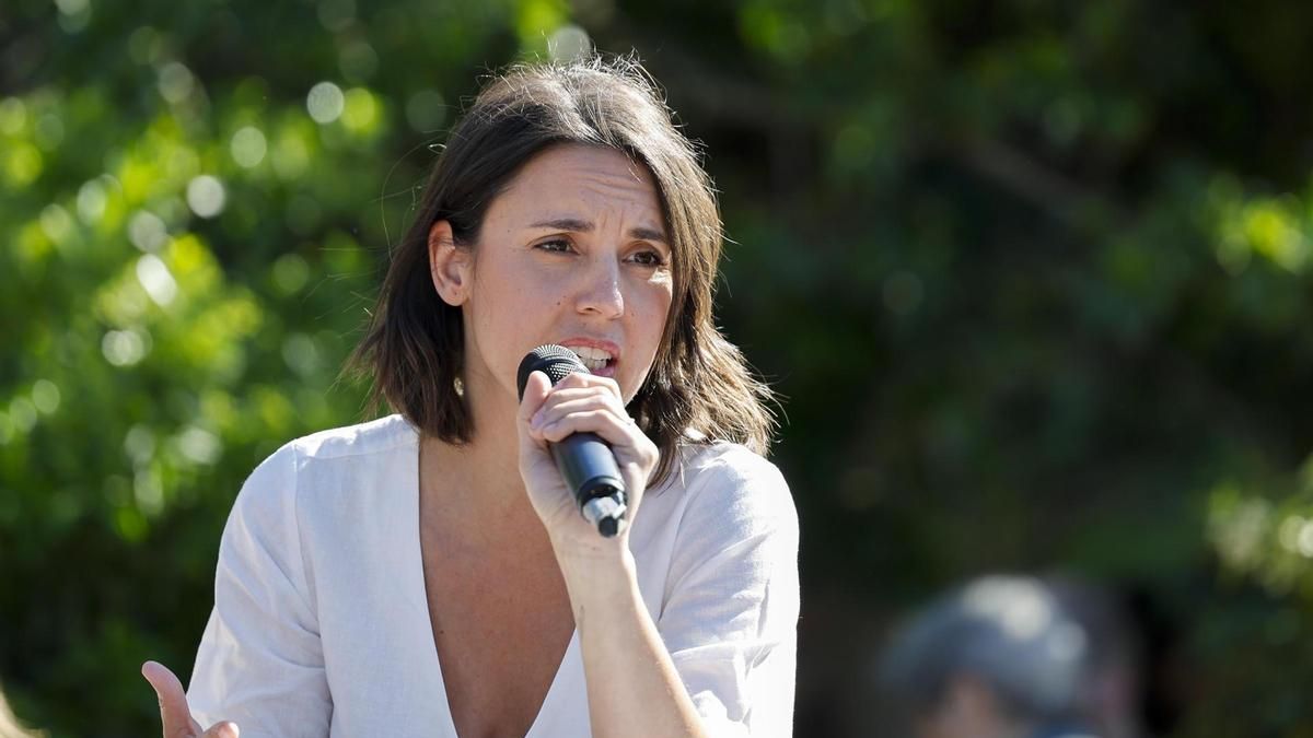 La número dos de Podemos, Irene Montero, la semana pasada.