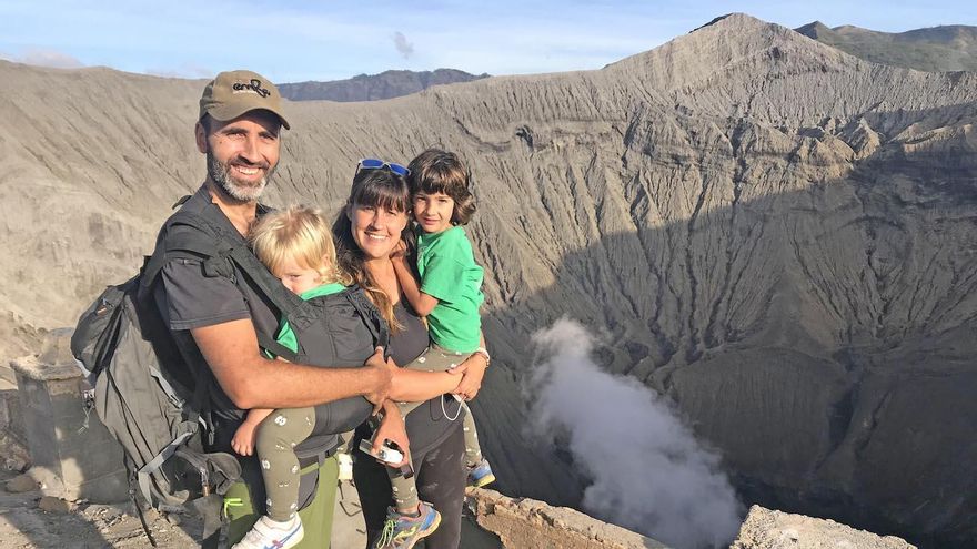 Jaume, Patri, Magí y Alguer.