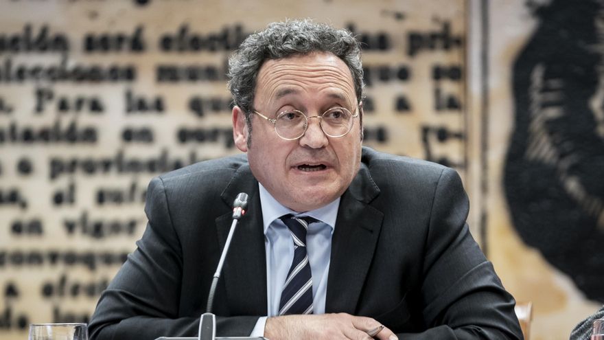 El fiscal general del Estado, Álvaro García Ortiz, comparece ante la Comisión de Justicia del Senado.