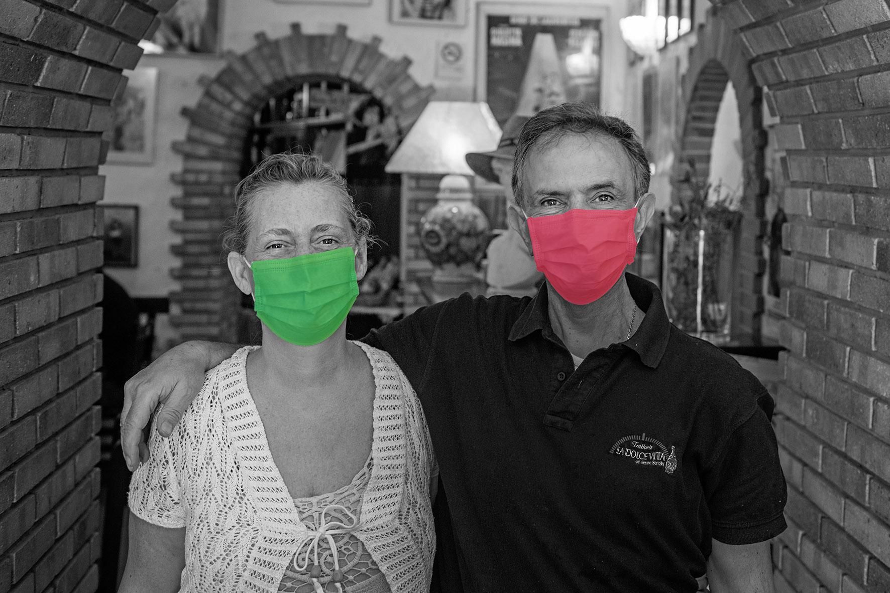 Rosanna y Antonio, restauradores en La Dolce Vita.