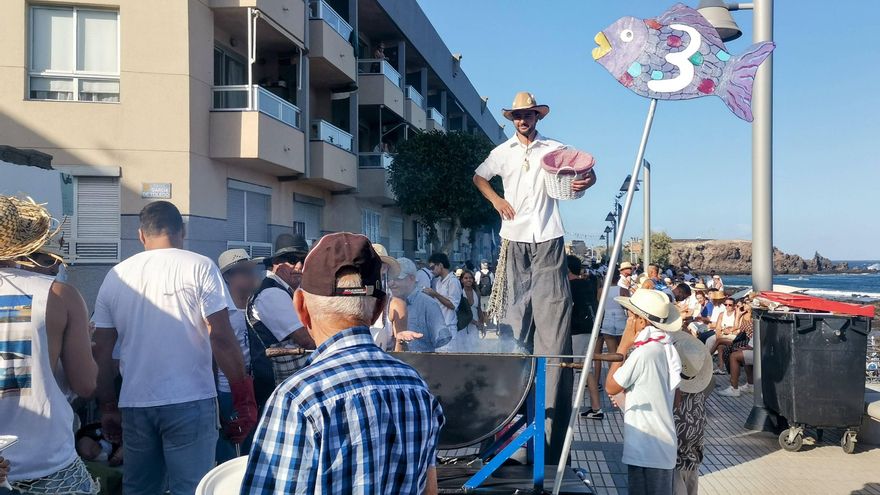 Vará del Pescao en Arinaga, este viernes.