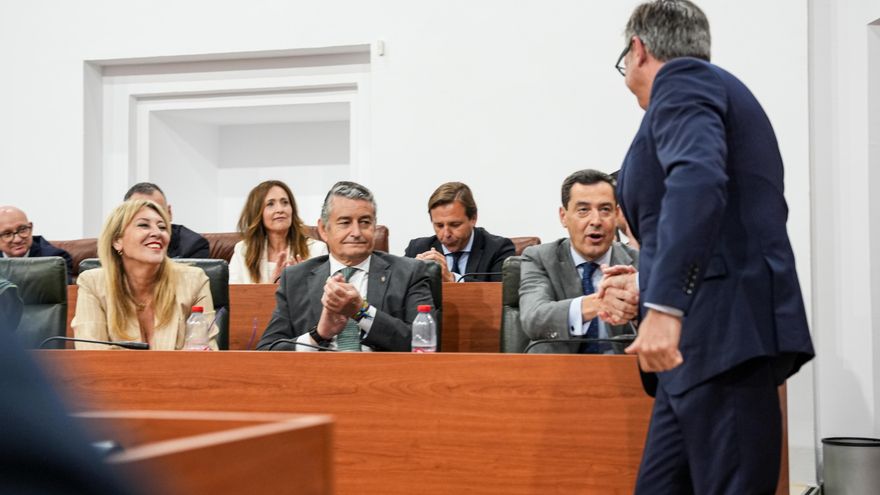 Moreno asciende a Sanz, su hombre fuerte, como contrapeso al vicepresidente de Vox en el nuevo Gobierno andaluz
