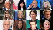 Caras conocidas con el filtro de edad de FaceApp.