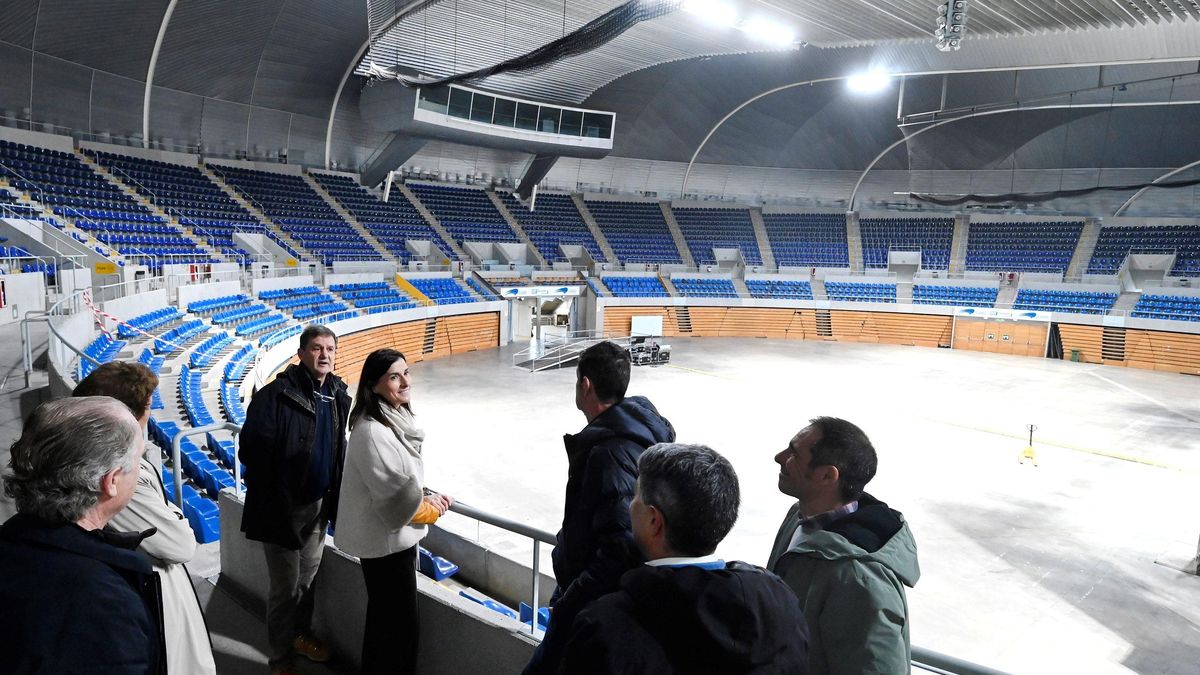 Finaliza un mes antes de lo previsto la mejora de la cubierta del Palacio de Deportes de Santander