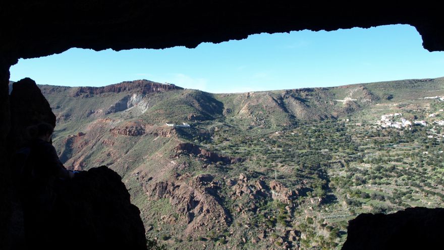 Vistas desde los graneros de Gran Canaria.