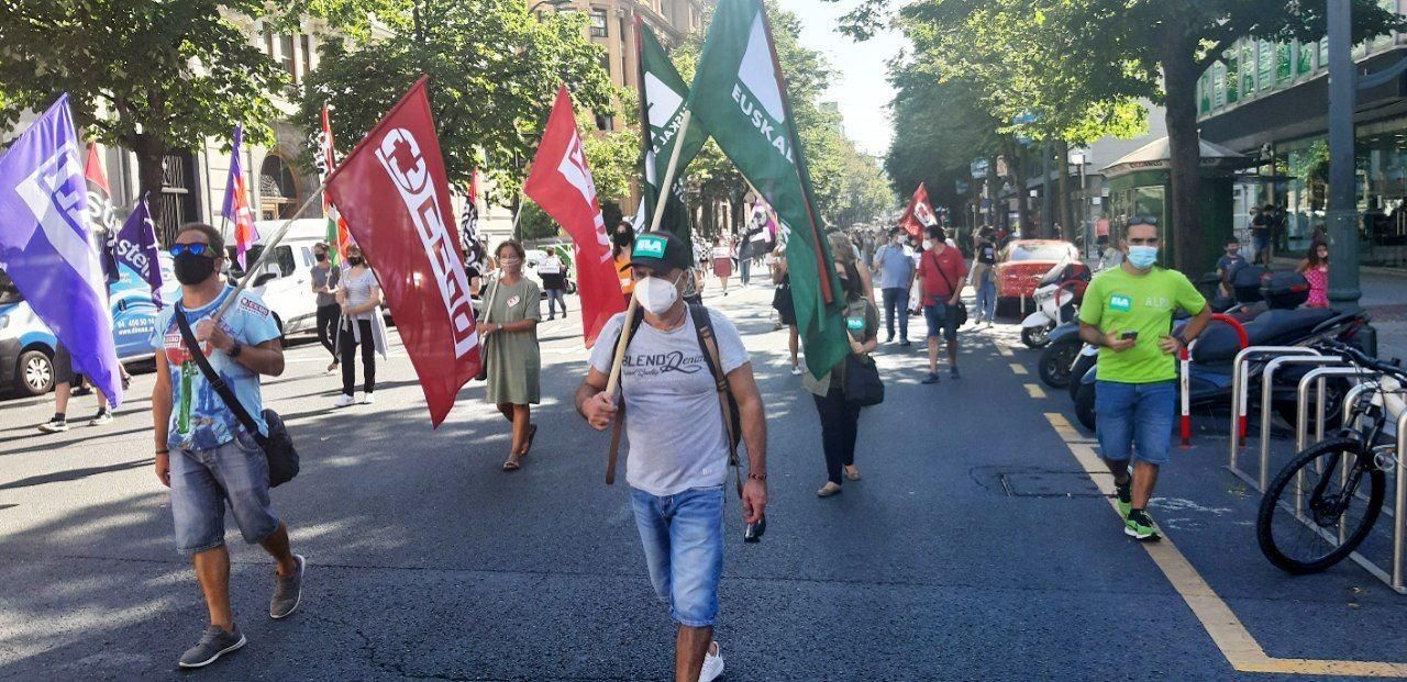 La huelga educativa en Euskadi, en imágenes