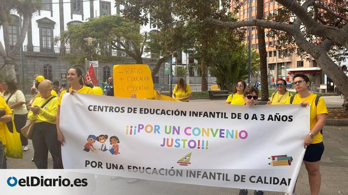 Las educadoras infantiles de Canarias harán huelga este 7 de mayo:  Pedimos salarios dignos y que se reconozca nuestra labor 