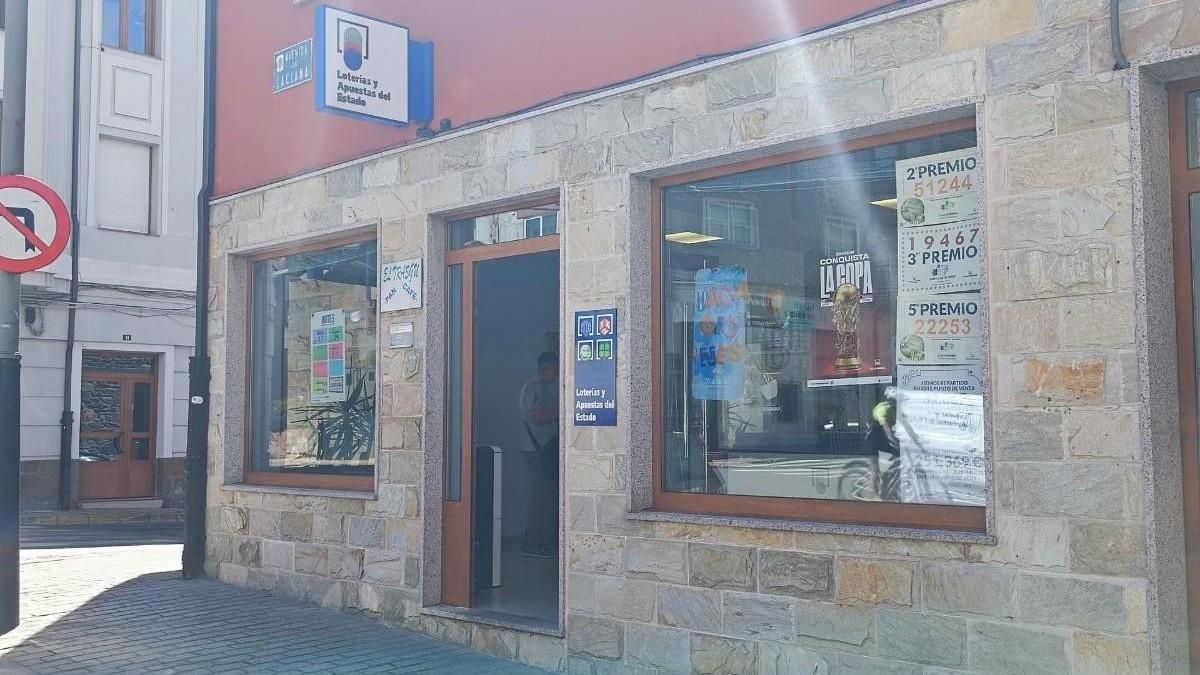 El único premio de primera categoría en España de La Primitiva deja más de 624.000 euros en Villablino