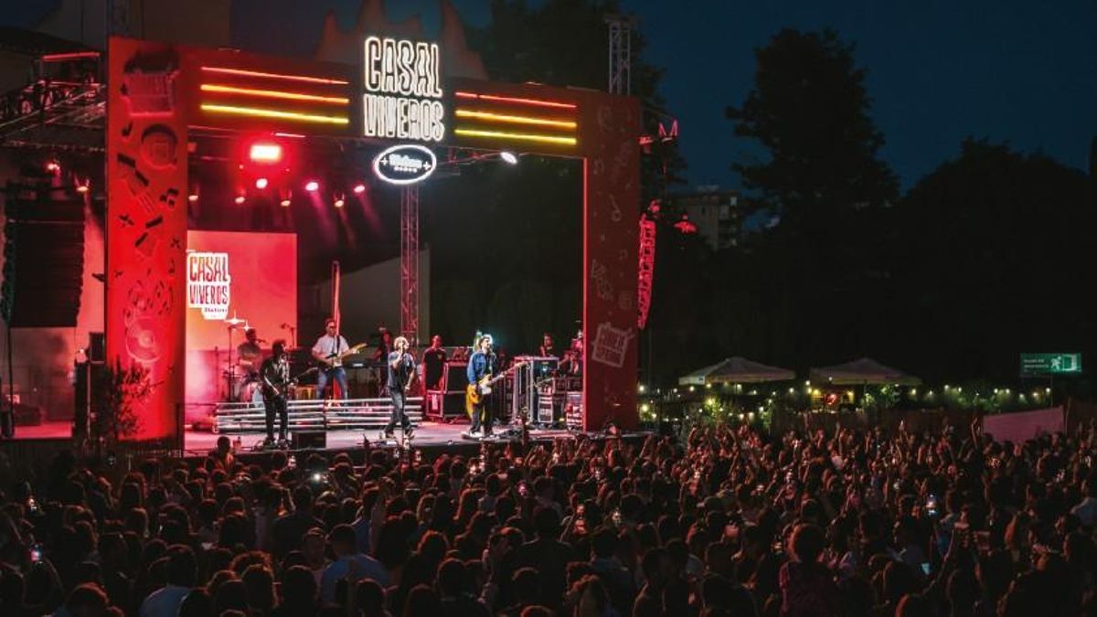 Un concierto en Casal Viveros en una imagen de archivo.