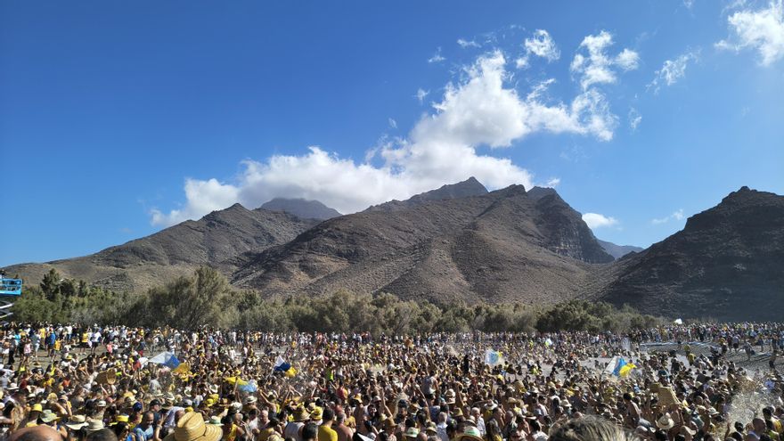 Más de 14.000 personas celebran en La Aldea su fiesta más aclamada: El Charco