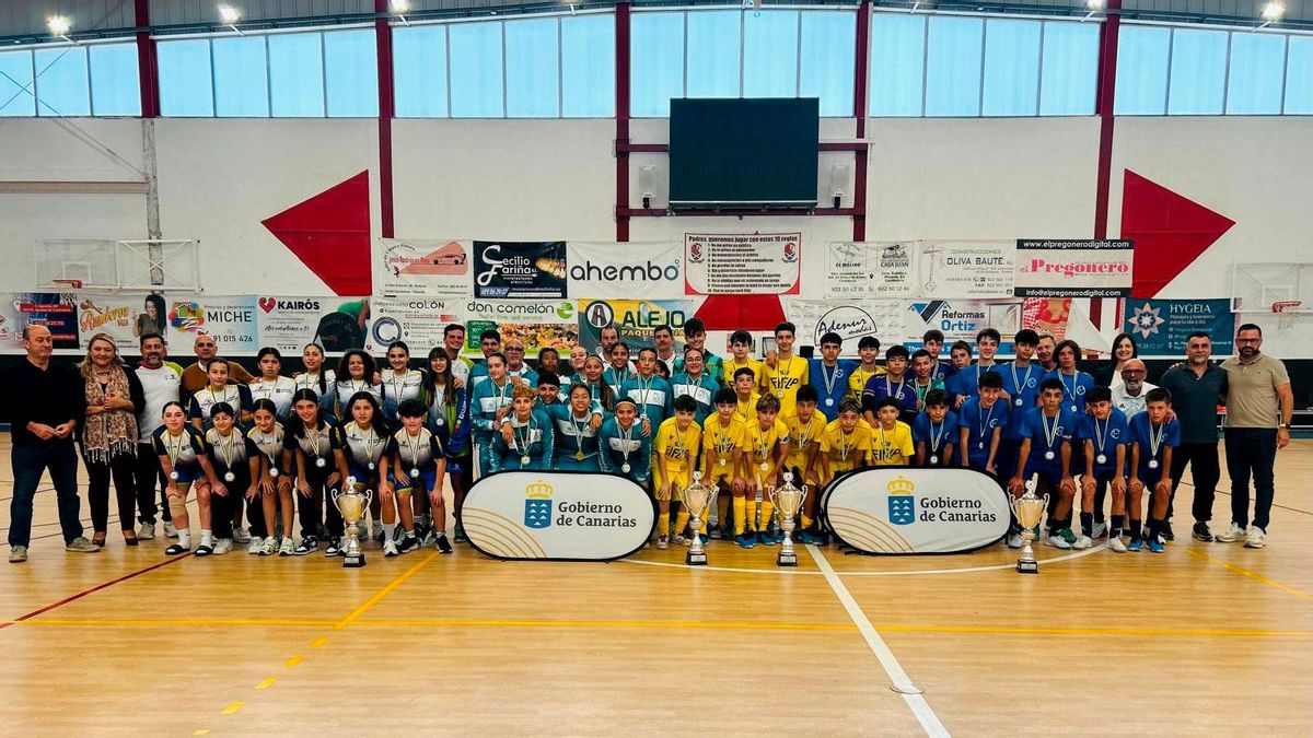 Gran Canaria y Fuerteventura, campeonas de fútbol sala en Edad Escolar