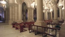 La cripta de la catedral de La Almudena, que podría albergar el cuerpo de Franco