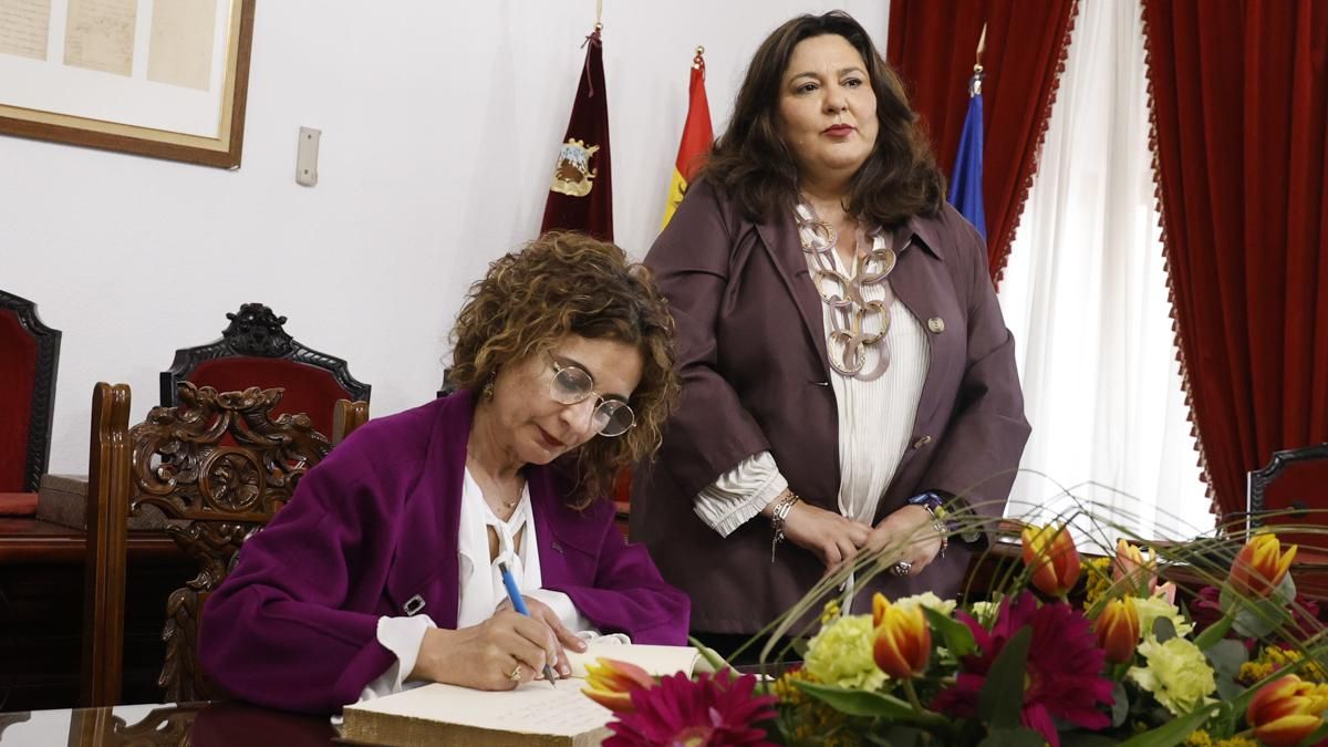 La Vicepresidenta del Gobierno María Jesús Montero visita Montoro