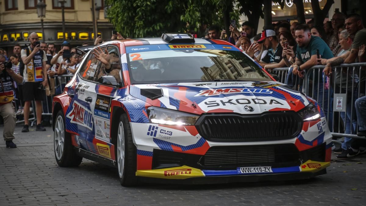 Ceremonia de salida del Rally Sierra Morena 2026