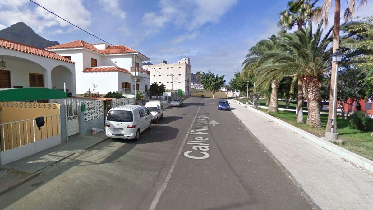 Calle Villa de Agaete, en La Aldea