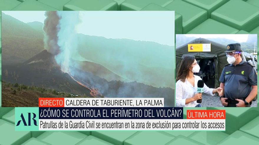 La reprimenda de la Guardia Civil a una reportera de 'AR': "Pusisteis vuestras vidas y las nuestras en peligro"