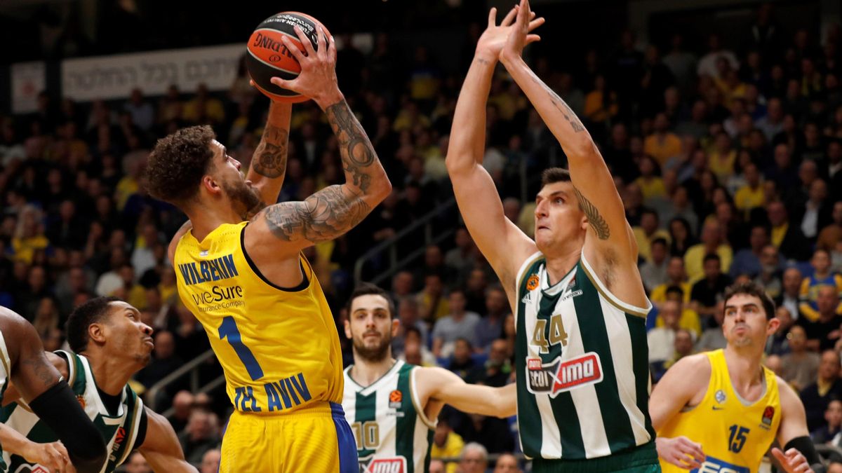 Foto de un encuentro entre Panathinaikos y Maccabi celebrado en Tel Aviv en 2019
